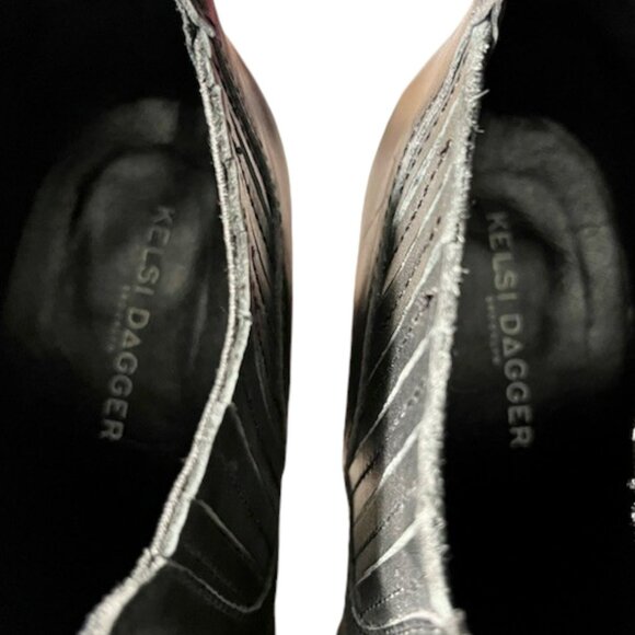 Kelsi Dagger Brooklyn Stretch Gore Ankle Boots - Black - 10 - Picture 10 of 11